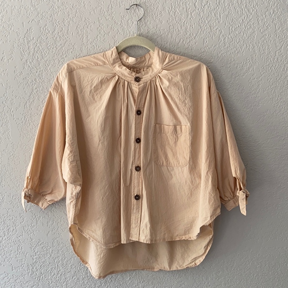 Milena Silvano Organic Cotton Paper Bag Blouse